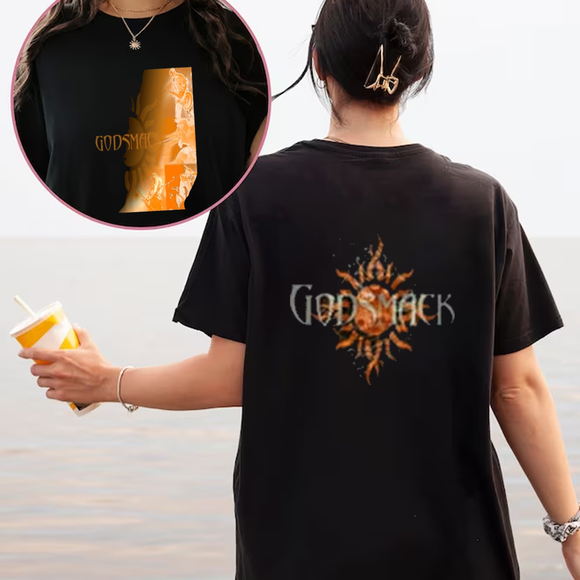 T-shirt - GODSMACK - Devils Swing 2 Sided Gift For Fan - Picture 1 of 4